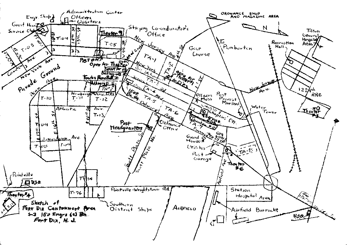 Fort Dix Map